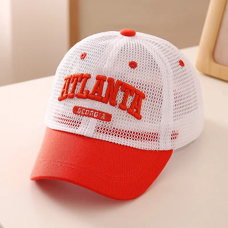 Korean Baby Cap Letter Embroidery Quick Dry Sun Hat - Image 2