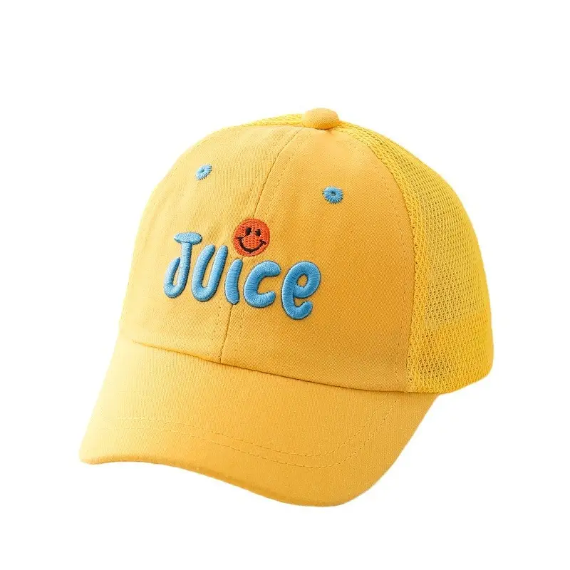 Kids Black Juice Embroidered Baseball Cap - Image 11