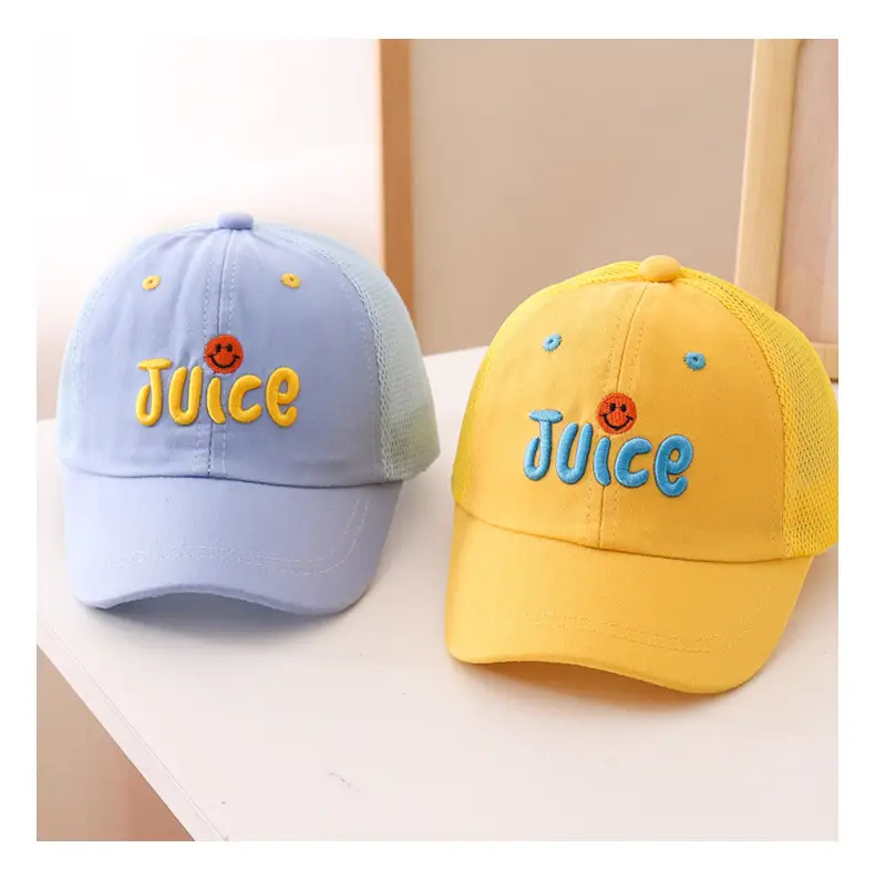 Kids Black Juice Embroidered Baseball Cap — feature 10