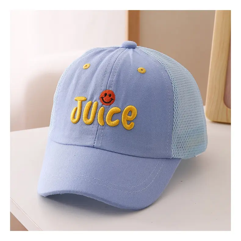Kids Black Juice Embroidered Baseball Cap — feature 11