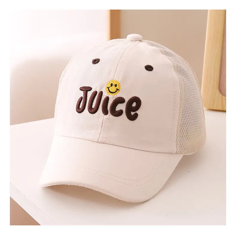 Kids Black Juice Embroidered Baseball Cap — feature 15