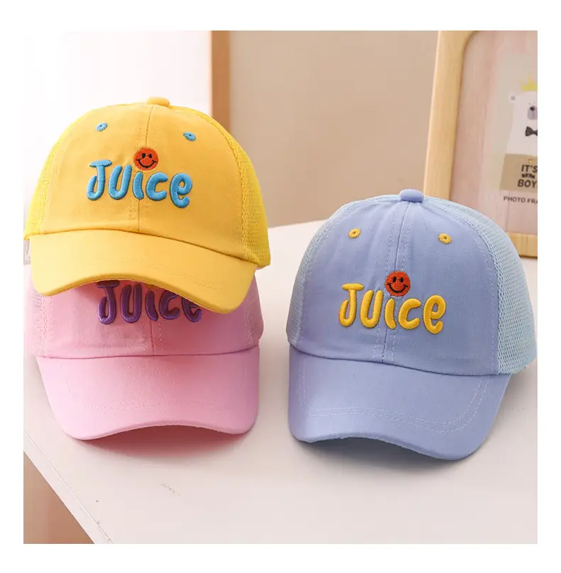 Kids Black Juice Embroidered Baseball Cap — feature 9