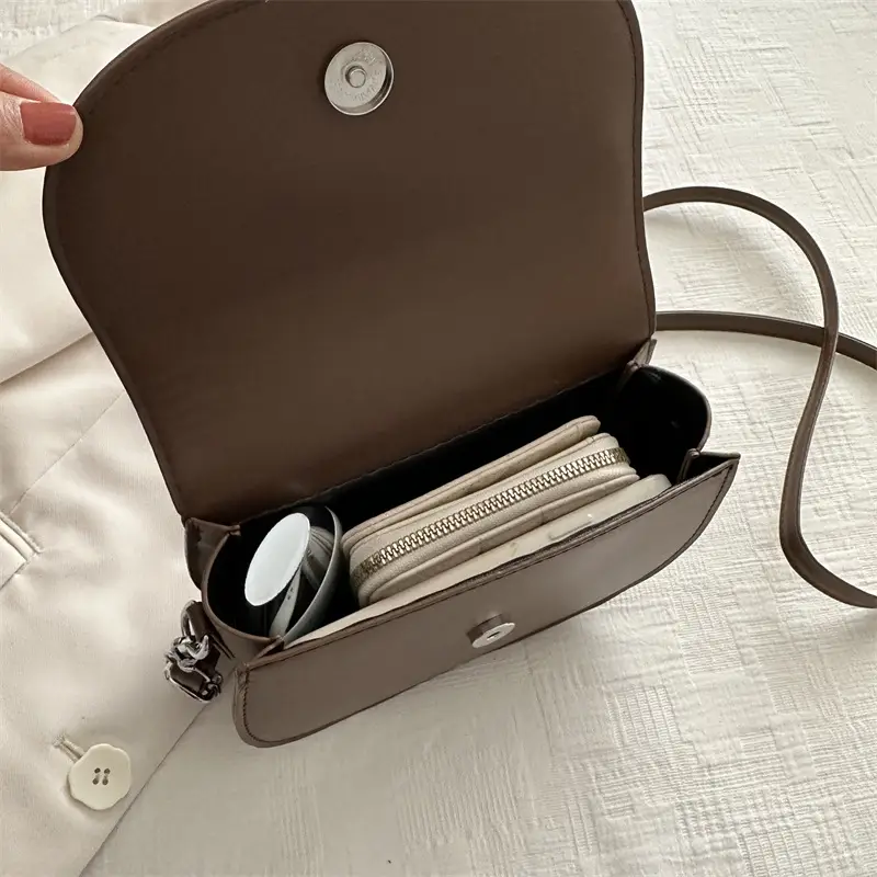 Women's Saddle Crossbody Bag Brown 2026 - Image 8