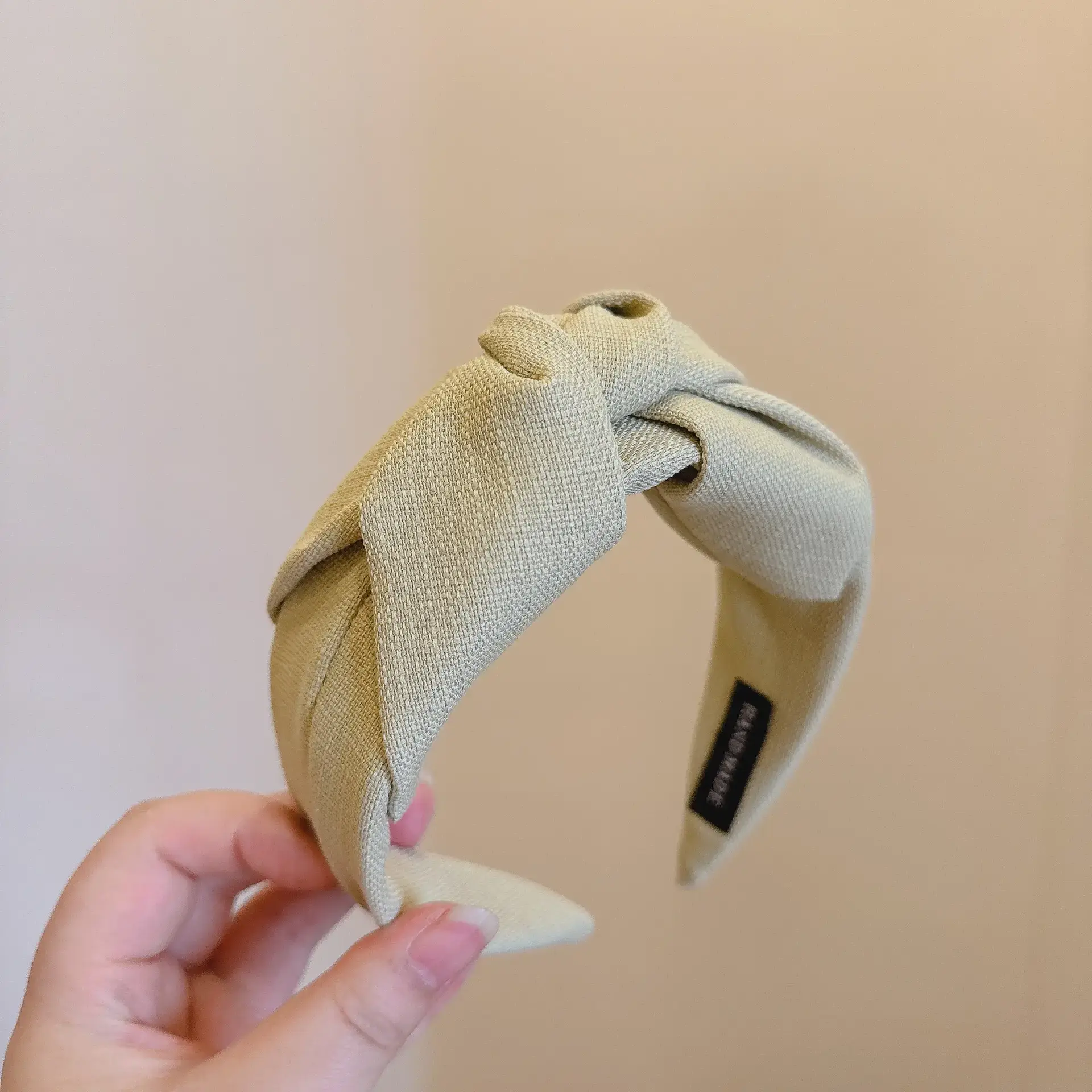 Pink Textured Twist Headband for Women — feature 10