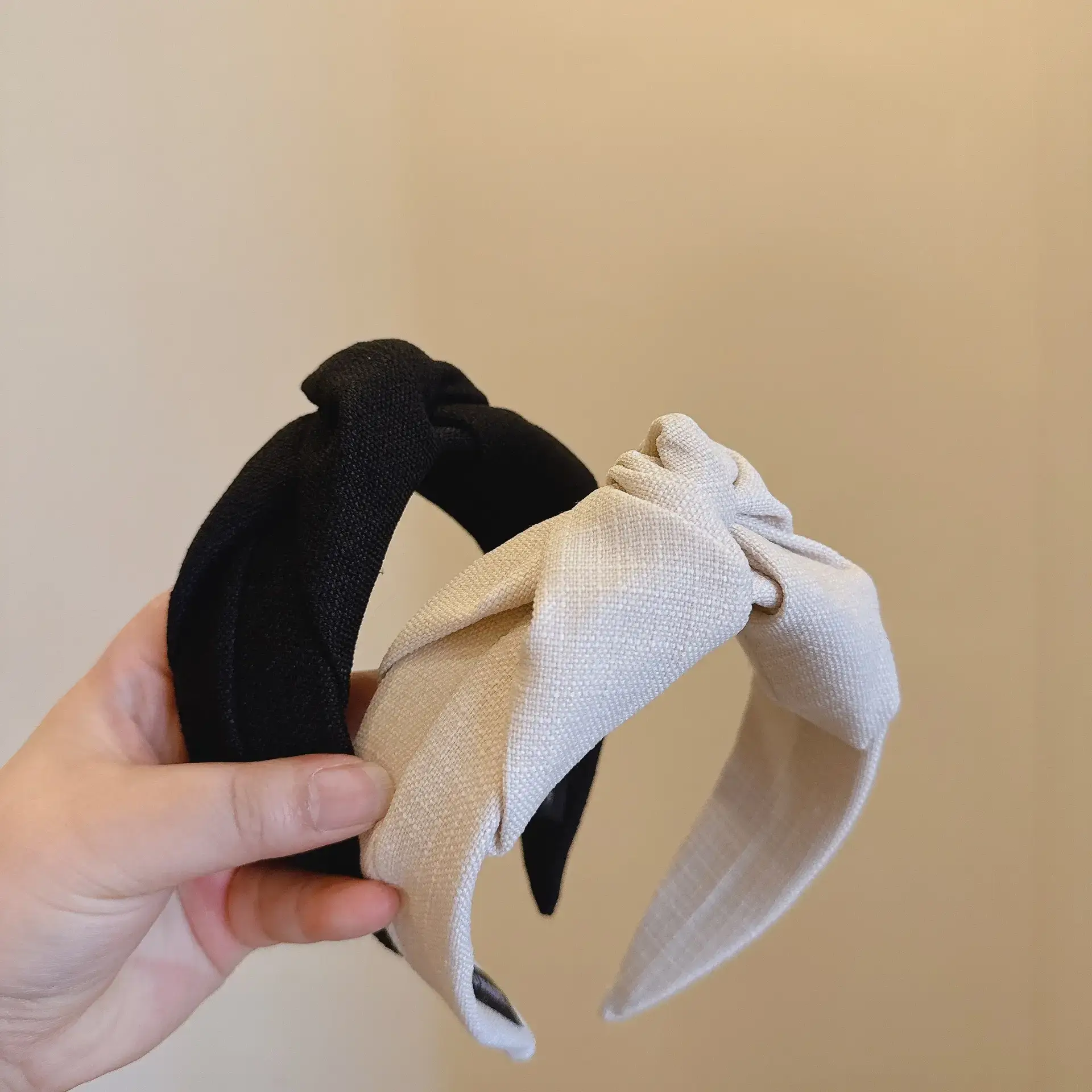 Pink Textured Twist Headband for Women — feature 5