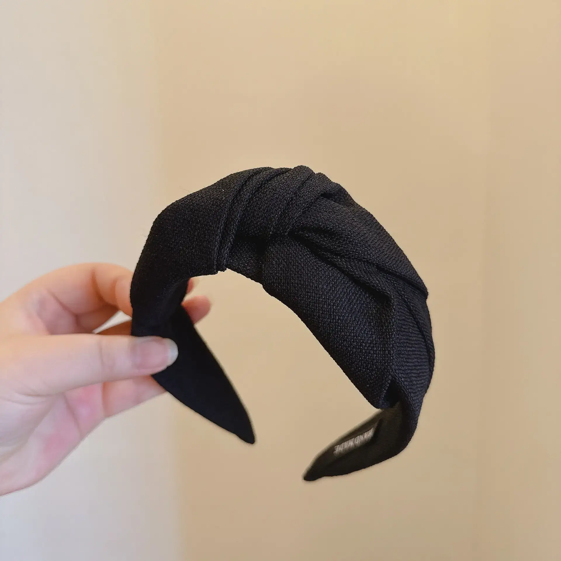 Pink Textured Twist Headband for Women — feature 6