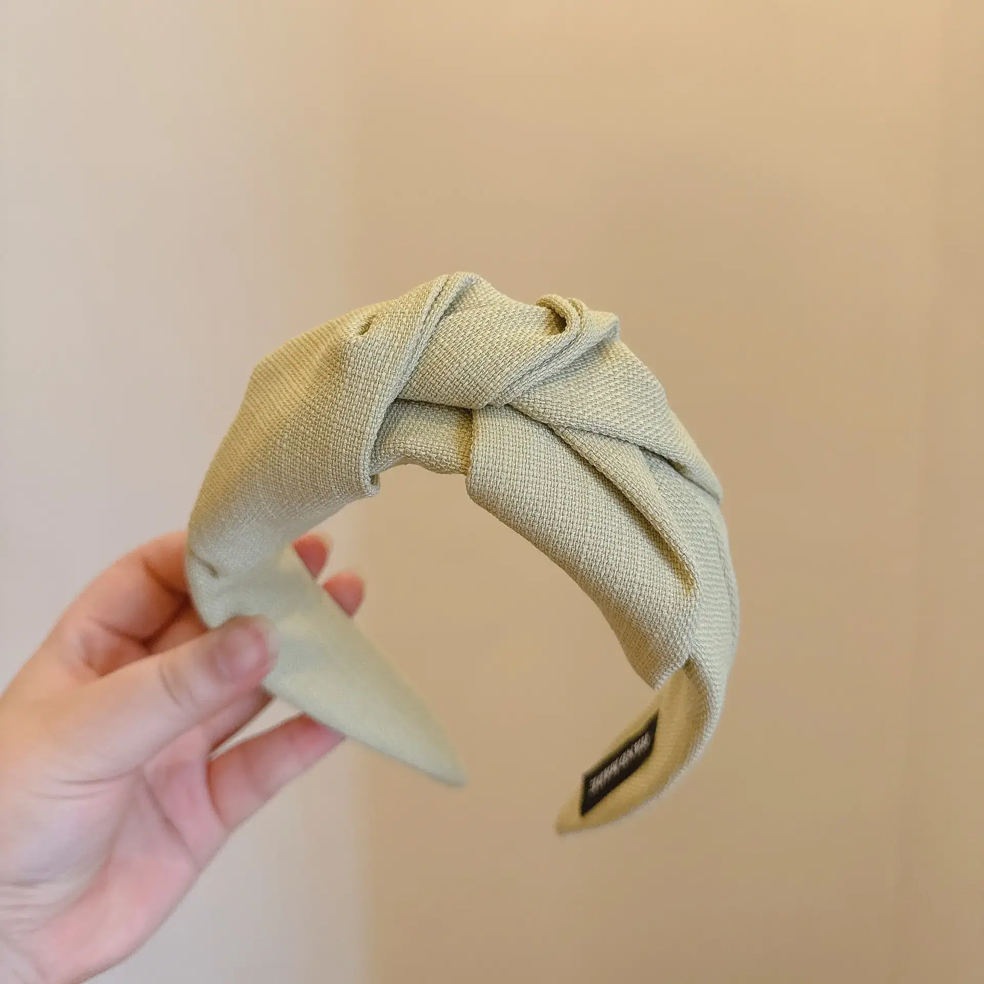 Pink Textured Twist Headband for Women - Image 3