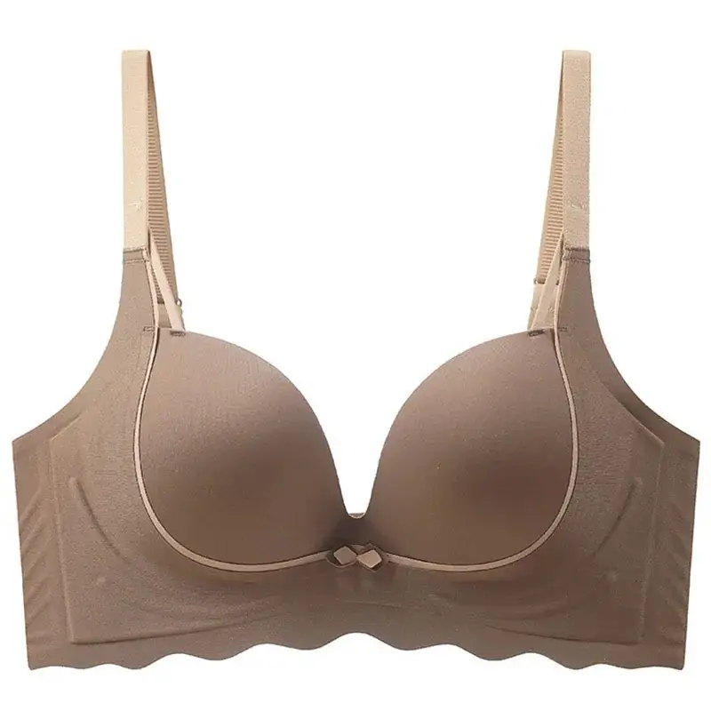 Traceless Palm Cup Women's Small Chest Large Bra - Image 2