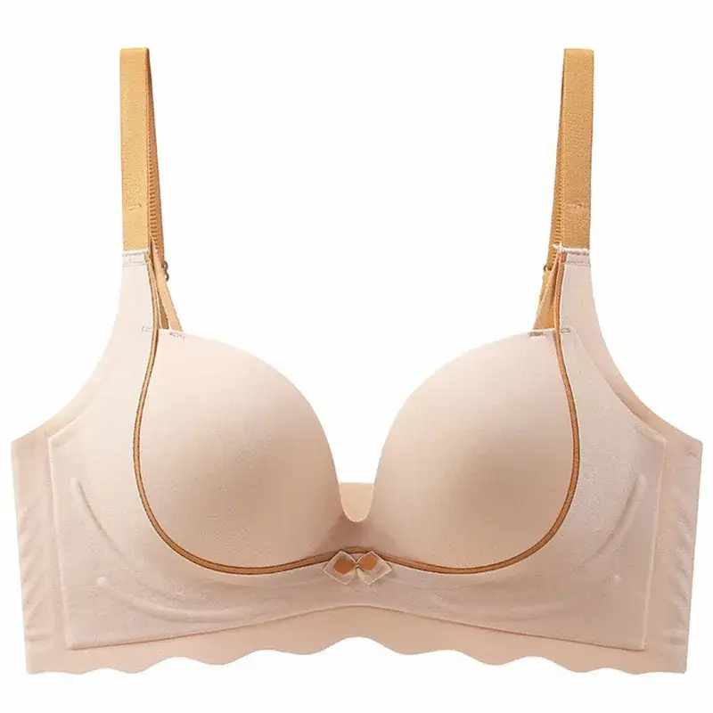 Traceless Palm Cup Women's Small Chest Large Bra - Image 4
