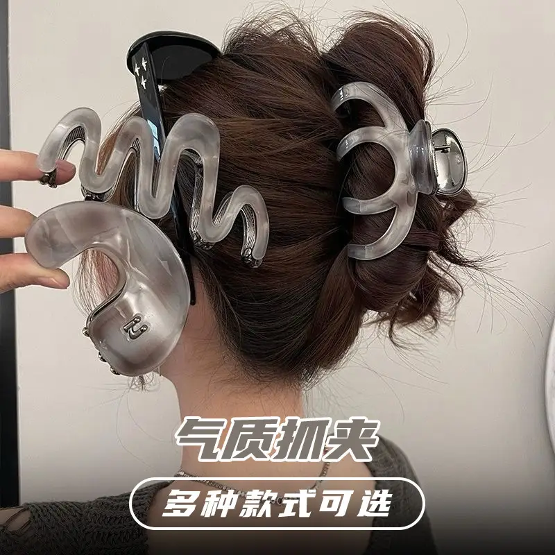 2024 New Acetic Acid Grab Clip Large Hair Accessories Bow Hairpin - Image 16