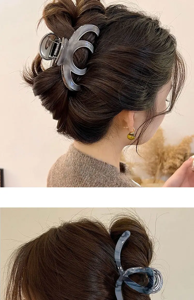 2024 New Acetic Acid Grab Clip Large Hair Accessories Bow Hairpin — feature 11