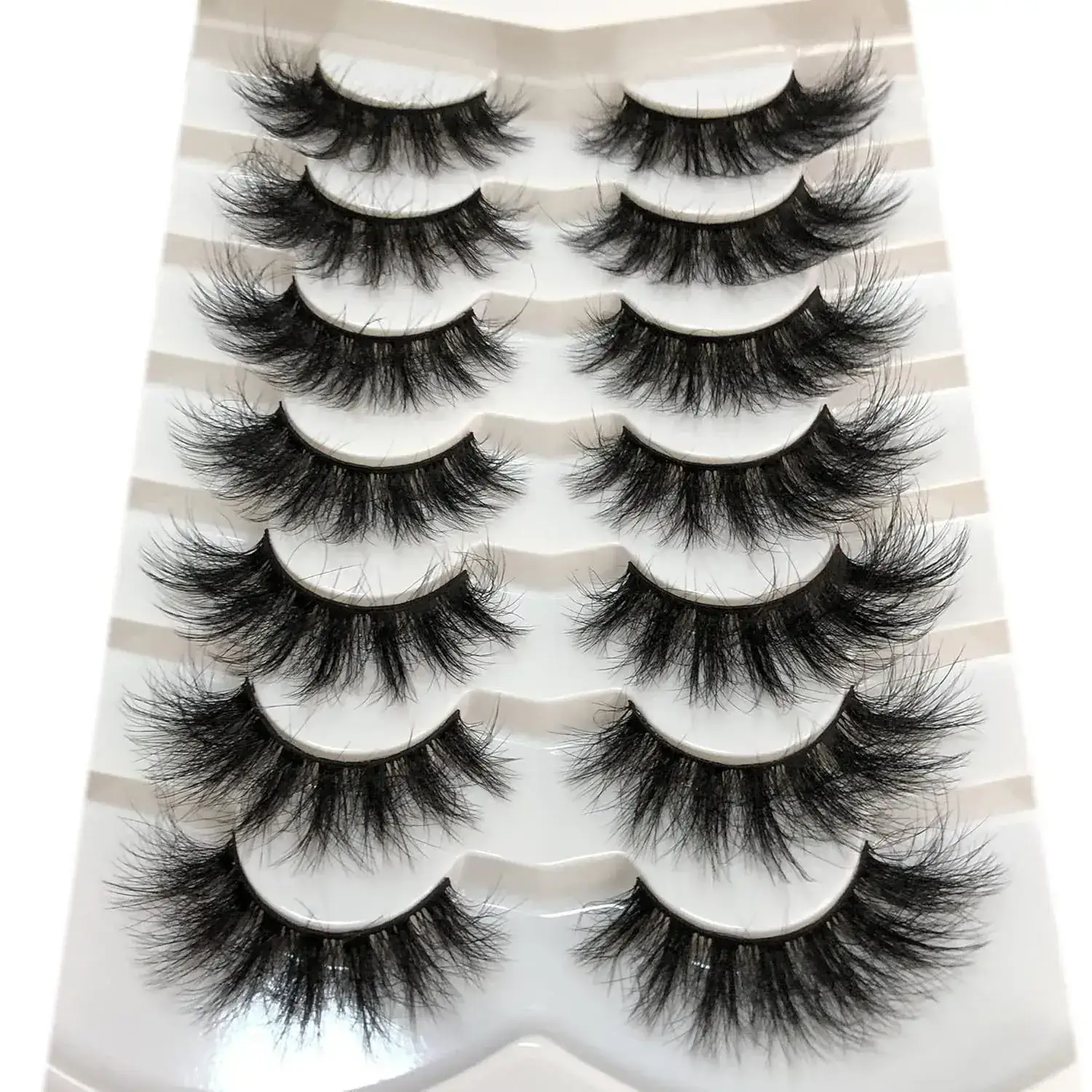 8D Curls False Eyelashes Cat Eye Style Pair — feature 4