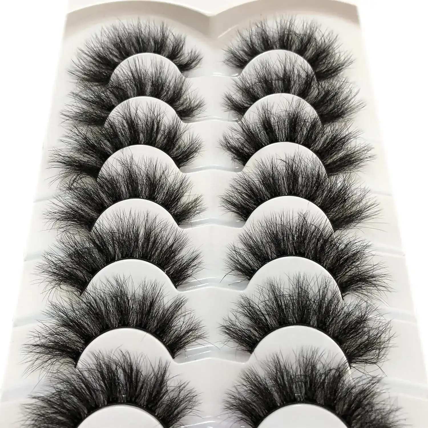 8D Curls False Eyelashes Cat Eye Style Pair — feature 7