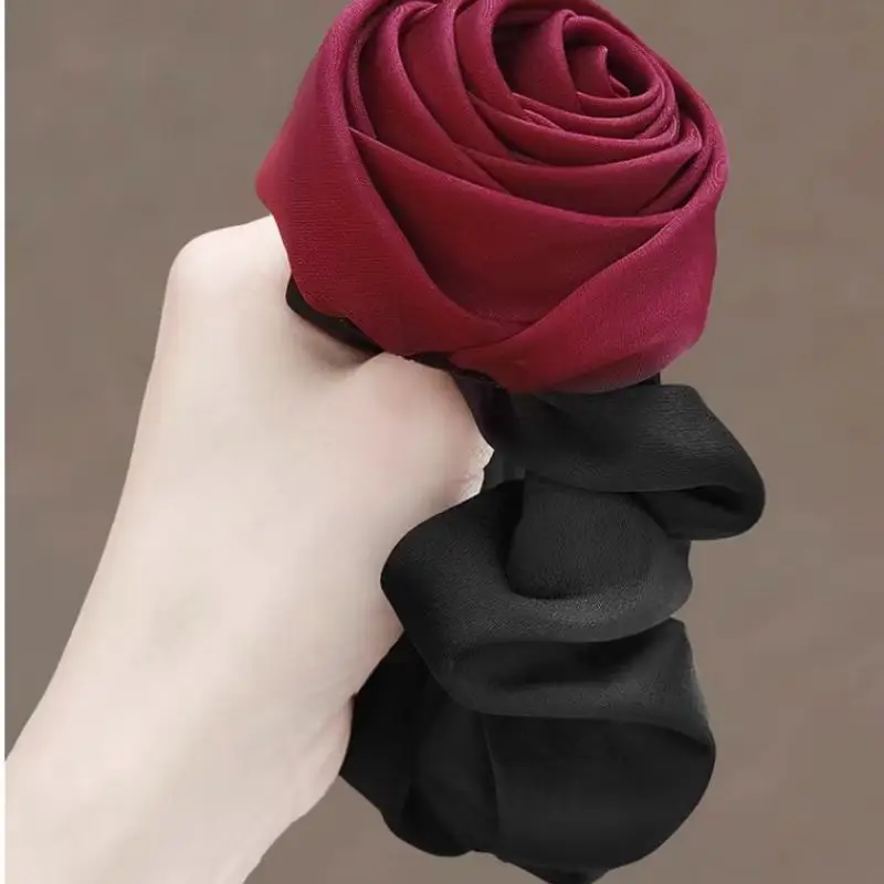 Red Rose Hair Ring