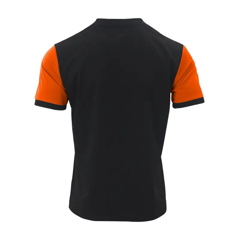 Men Printed Striped Polo Shirt Grey Black Short Sleeve — feature 21