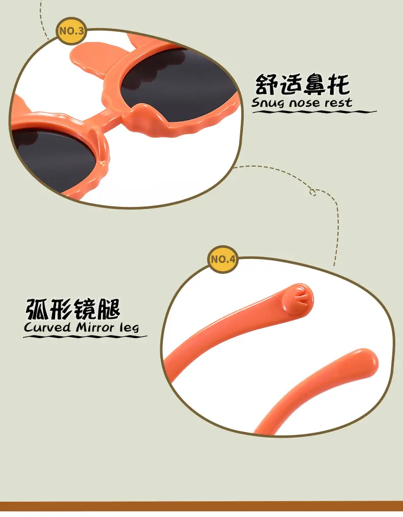 New Cute Rabbit Ear Sunglasses for Kids β feature 7