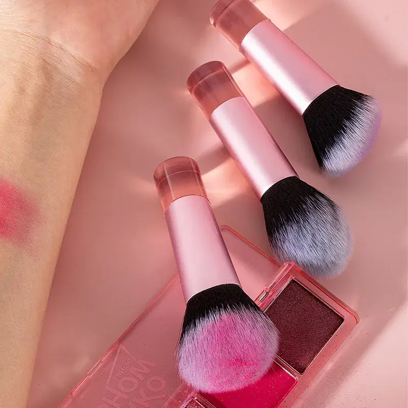 Cross-Border Loose Powder Makeup Brush Rose Gold