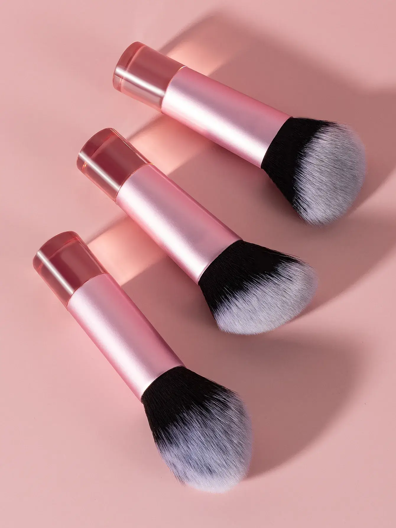 Cross-Border Loose Powder Makeup Brush Rose Gold — feature 2