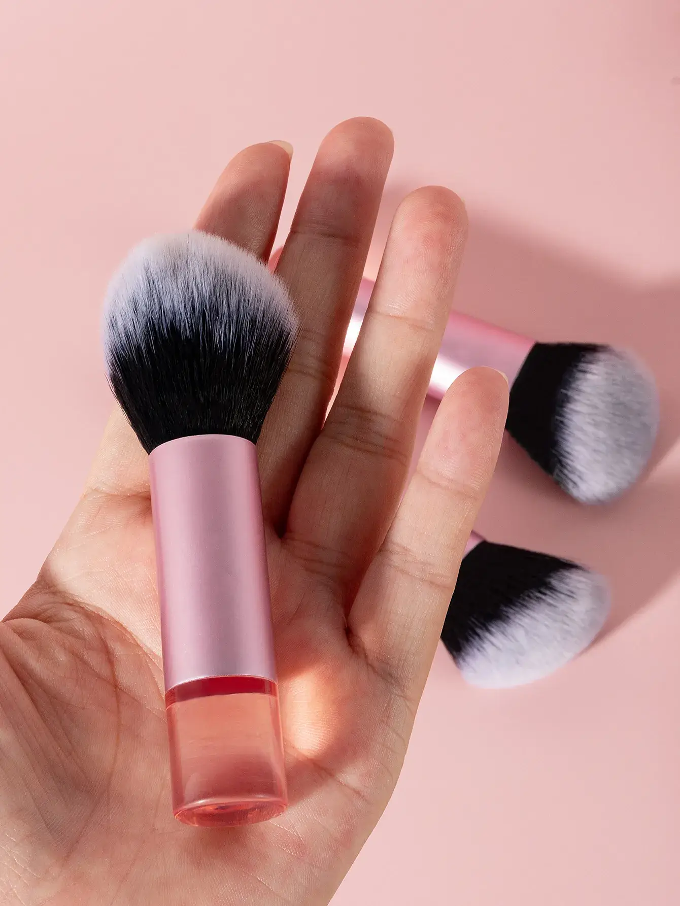 Cross-Border Loose Powder Makeup Brush Rose Gold — feature 4