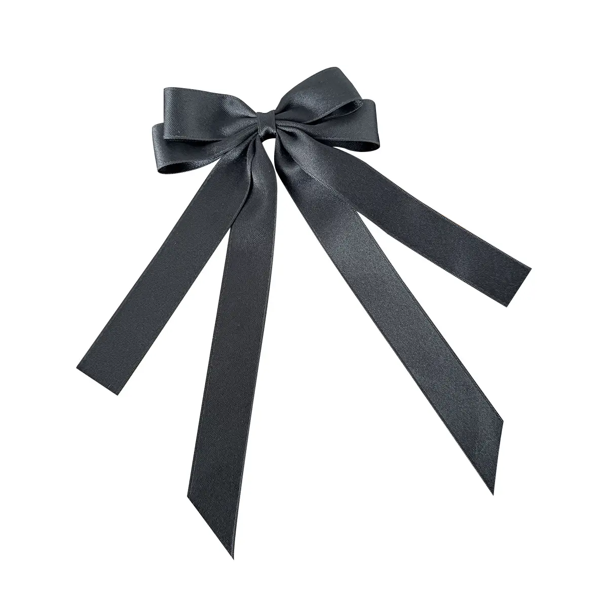 Sweet Girl Bow Ribbon Hairpin White High-end Hair Accessory — feature 2