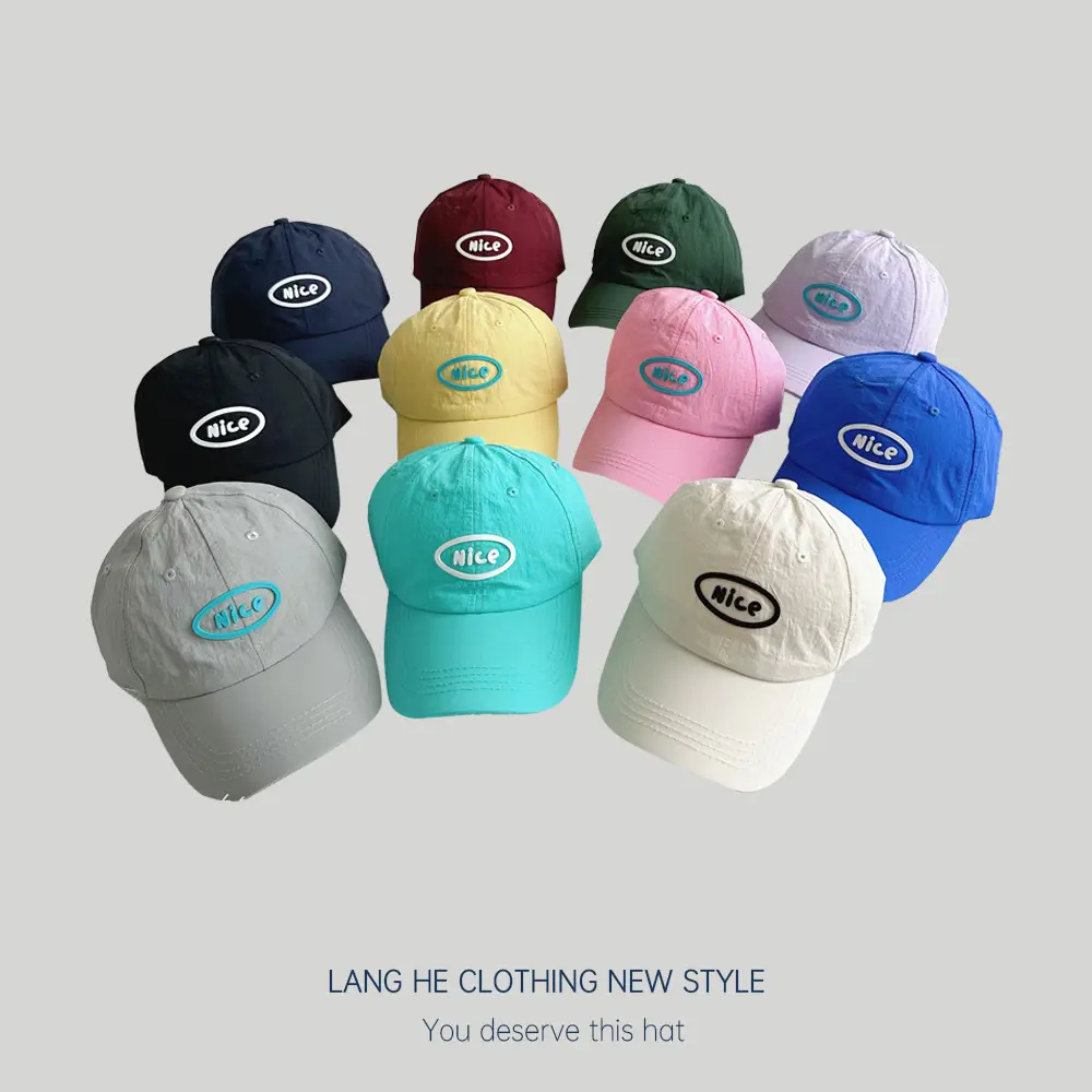 White Nice Logo Baseball Cap for Women - Image 11