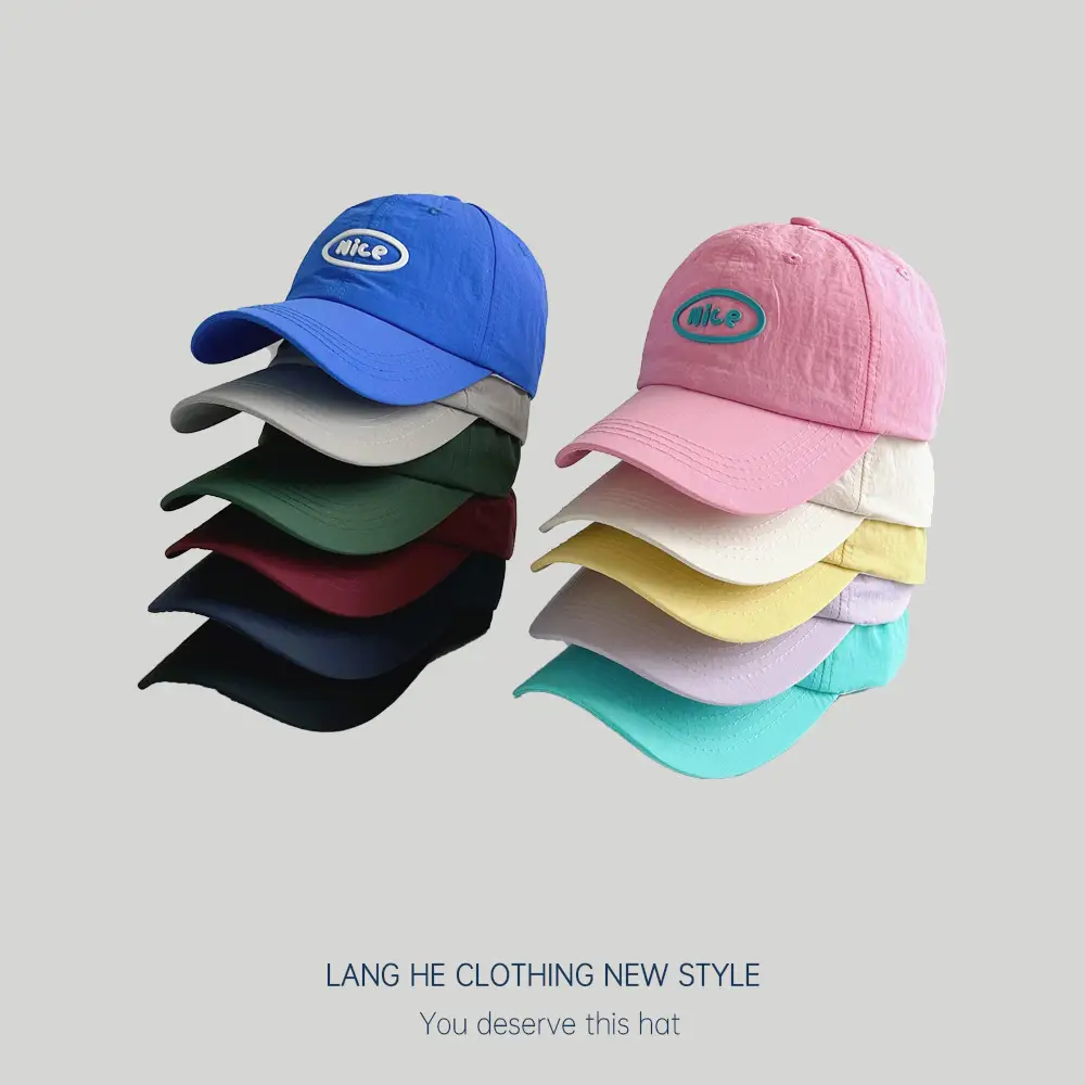 White Nice Logo Baseball Cap for Women - Image 12