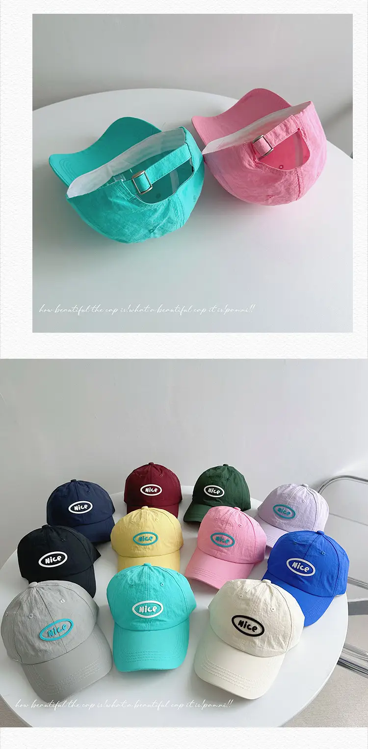 White Nice Logo Baseball Cap for Women — feature 26