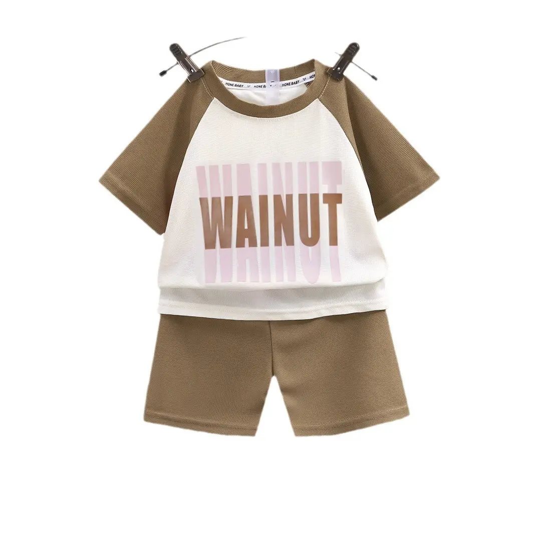 New Boys T-Shirt Shorts Set Summer Casual Korean Style