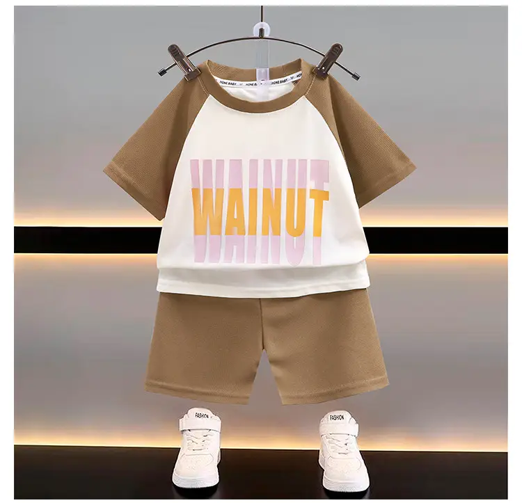 New Boys T-Shirt Shorts Set Summer Casual Korean Style — feature 11