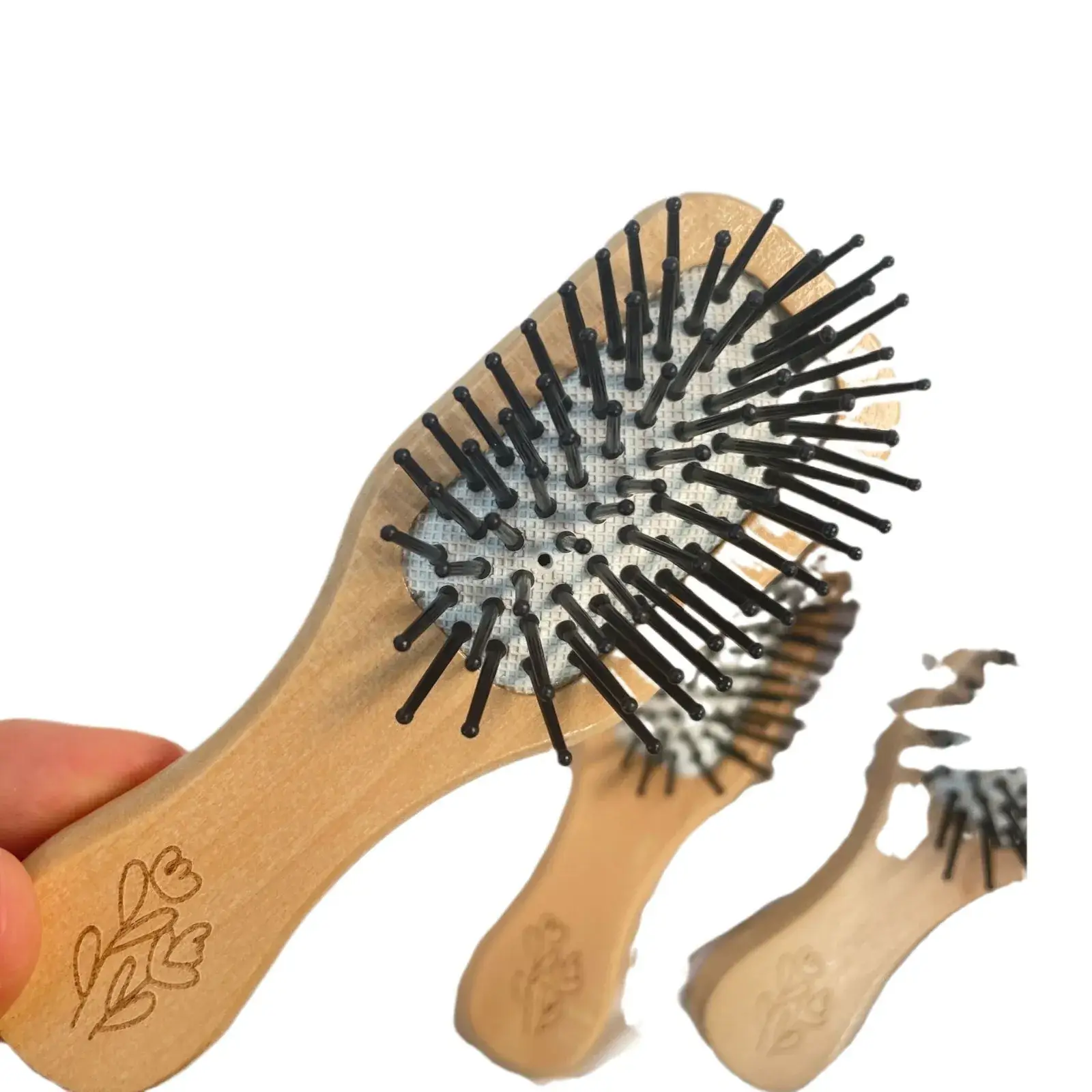 Cute Tulip Hair Brush Anti-static Portable