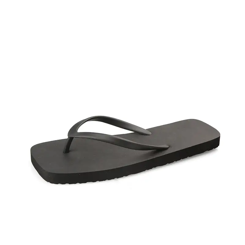 Japanese-style Solid Color Flip-flops Women's Summer Simple Fashion Couple Clip Beach Sandals and Slippers Men's Outer Wear Non-slip Soft Bottom