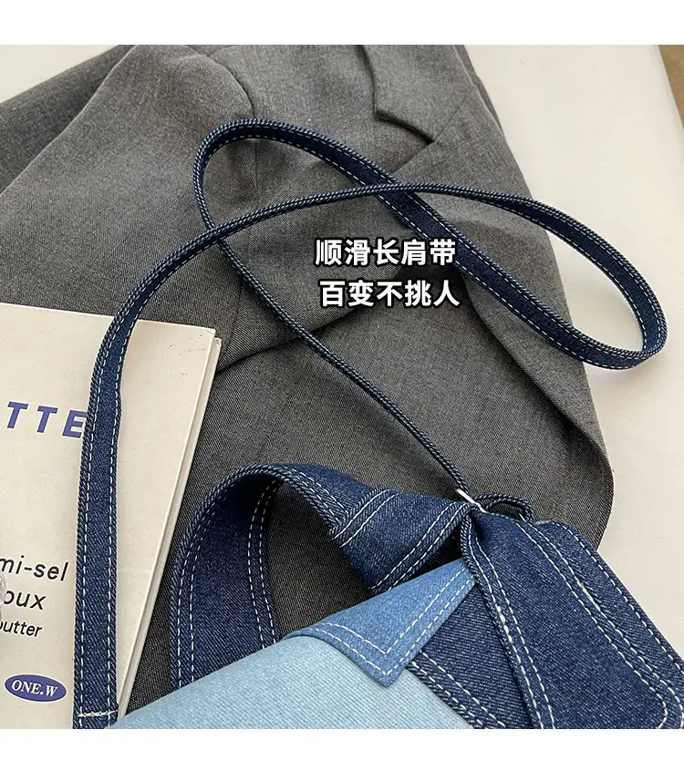 Women Denim Crossbody Bag Blue 2024 New — feature 2
