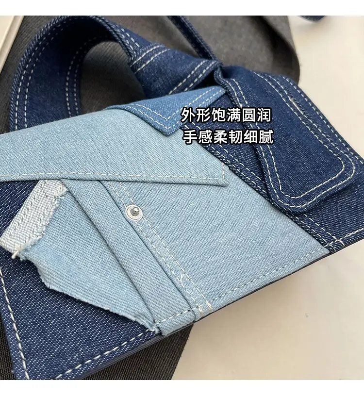 Women Denim Crossbody Bag Blue 2024 New — feature 3