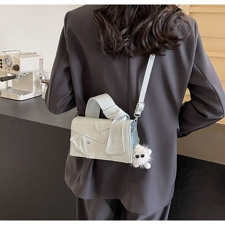 Women Denim Crossbody Bag Blue 2024 New — feature 9