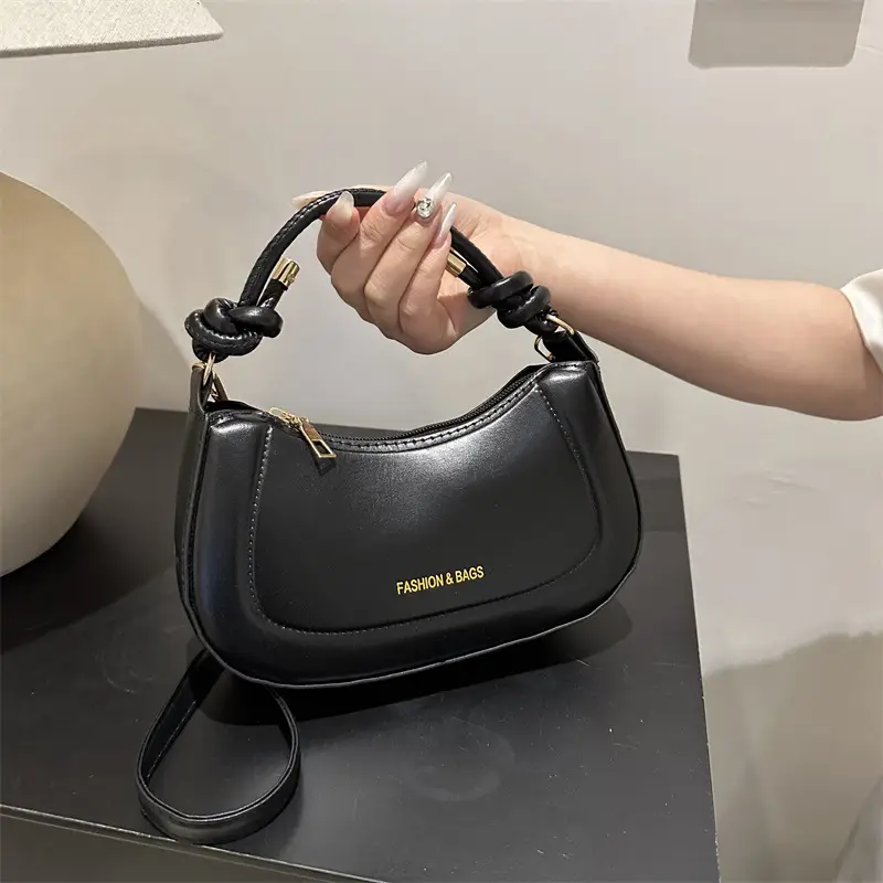 Women's Cream Shoulder Crossbody Bag 2024 Spring - Image 8