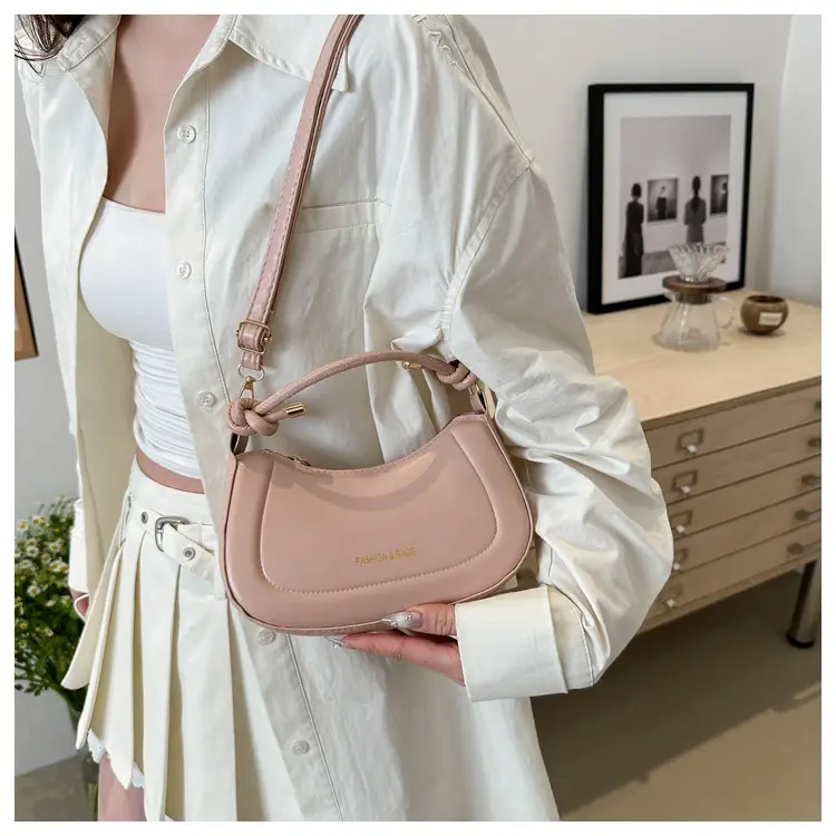 Women's Cream Shoulder Crossbody Bag 2024 Spring — feature 15
