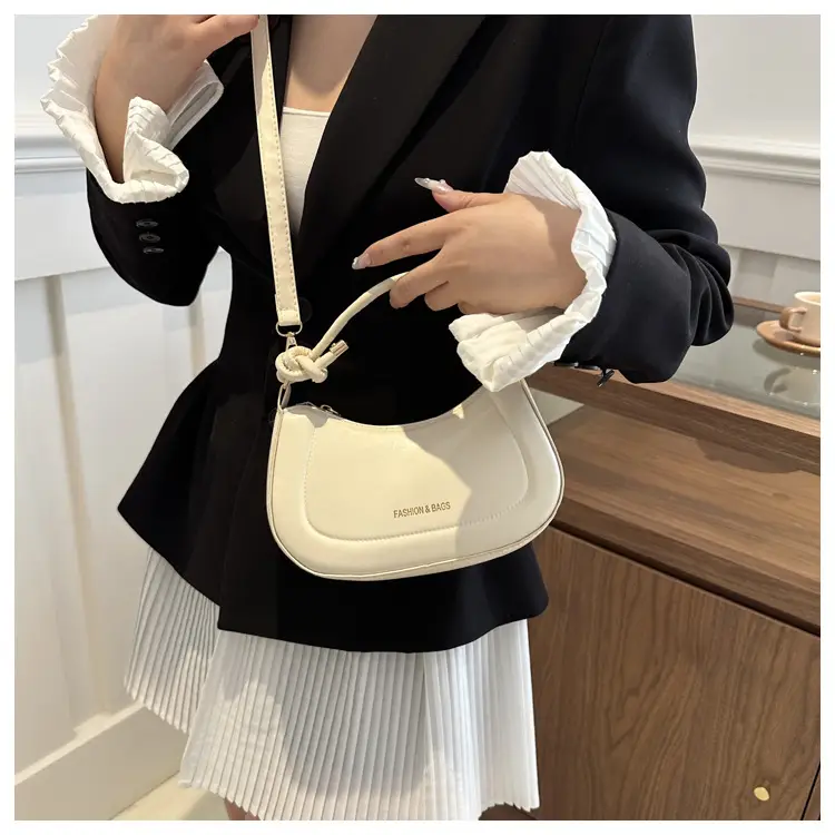 Women's Cream Shoulder Crossbody Bag 2024 Spring — feature 9