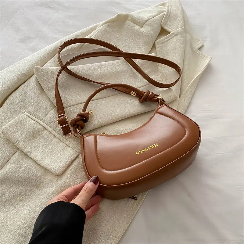 Women's Cream Shoulder Crossbody Bag 2024 Spring - Image 5