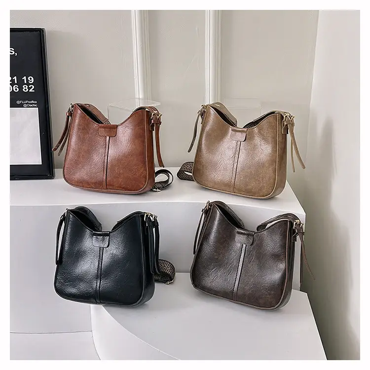 Vintage Maillard Black Leather Shoulder Bag 2024 - Image 5
