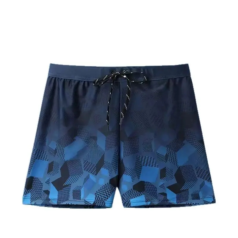 Factory Direct Sales Swimming Trunks Men's Anti-Embarrassment Loose Quick-Drying Men's Boxer Swimming Trunks Swimsuit Suit Beach Trunks Equipment