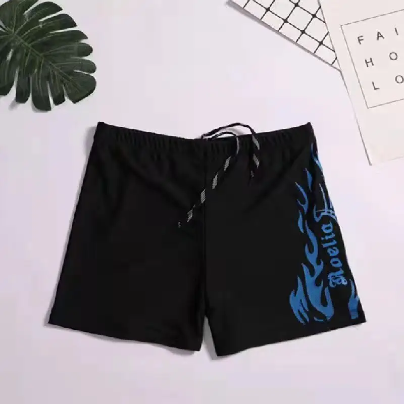 Factory Direct Sales Swimming Trunks Men's Anti-Embarrassment Loose Quick-Drying Men's Boxer Swimming Trunks Swimsuit Suit Beach Trunks Equipment