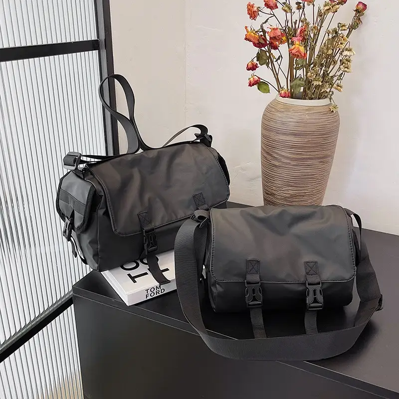 Wholesale Crossbody Messenger Bag Grey Large Capacity - Image 2