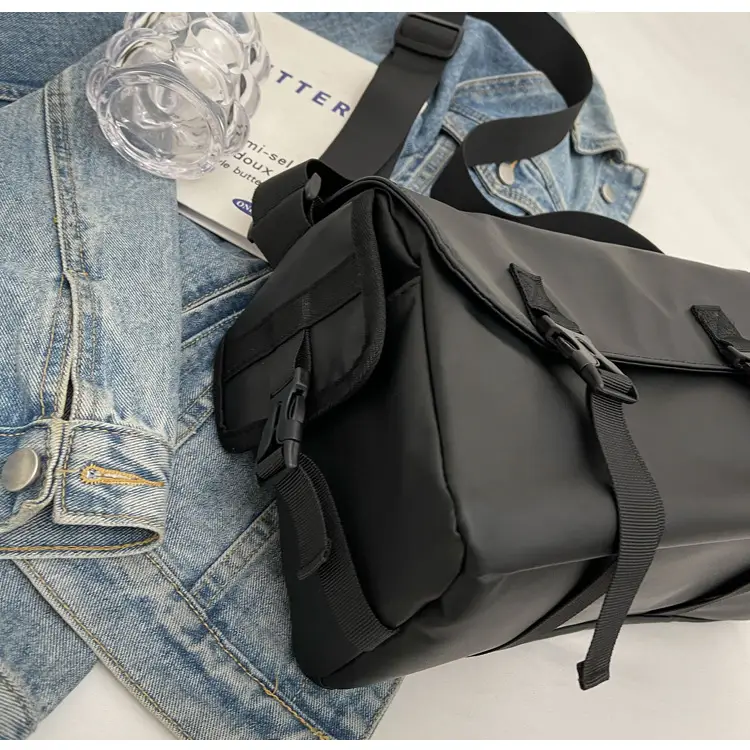 Wholesale Crossbody Messenger Bag Grey Large Capacity — feature 16