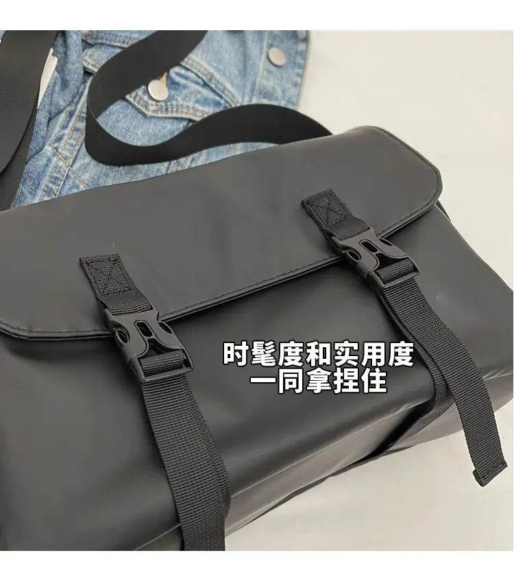 Wholesale Crossbody Messenger Bag Grey Large Capacity — feature 3