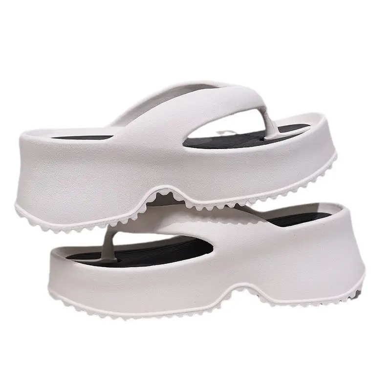 Pink Thick Bottom Flip Flops Summer 2024 Non-Slip EVA - Image 8