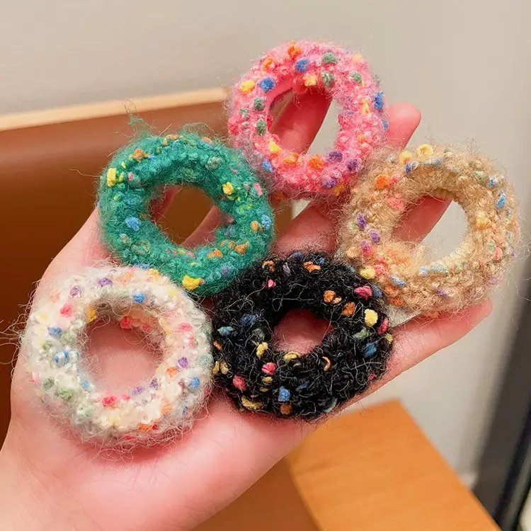 Children's Colorful Rubber Hair Bands for Girls