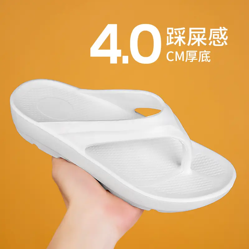Cross-Border Men's Eva Thick-Soled Flip-Flops, Summer Couple's Thong Sandals, Simple Flip-Flops, Beach Shoes in Stock - Image 7