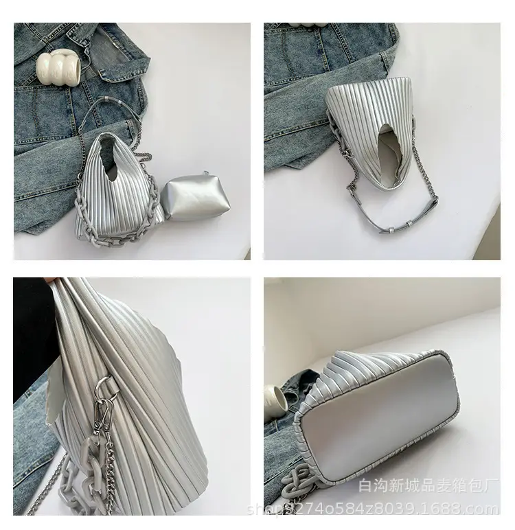 Green Chain Strap Shoulder Bag for Women 2026 — feature 9