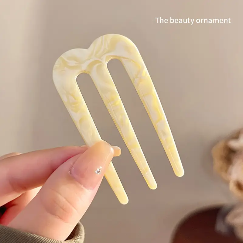 U-shaped Hair Curler Women Antique Ceramic Ball Head - Image 11