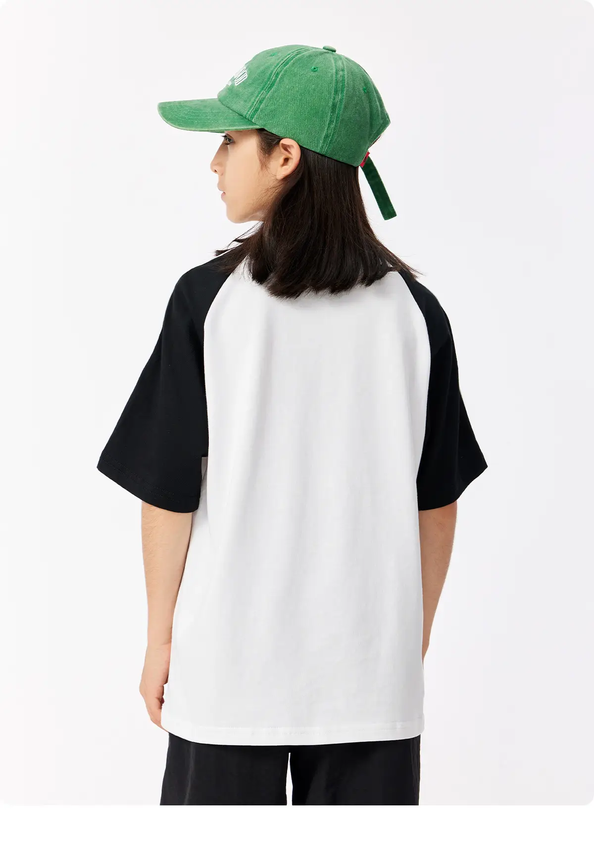 Kids Summer T-Shirt Gray Loose Fit Retro Japanese Style — feature 25